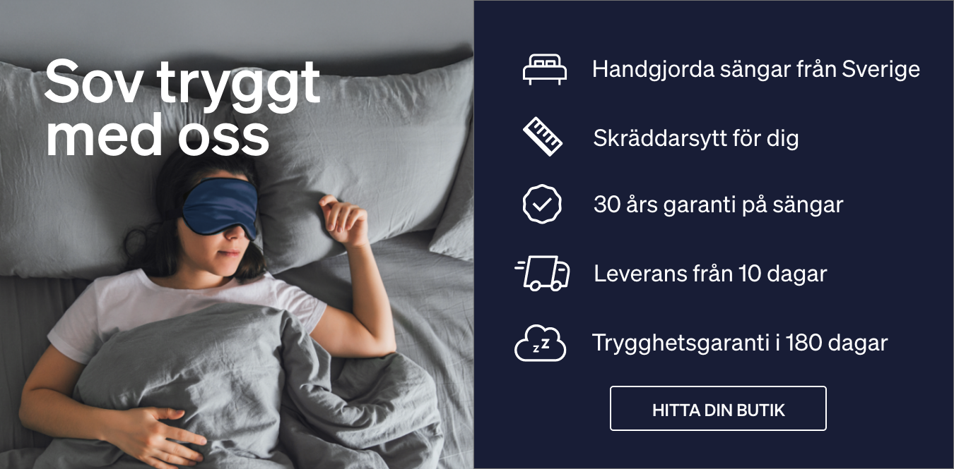 Sov tryggt med oss - uspar